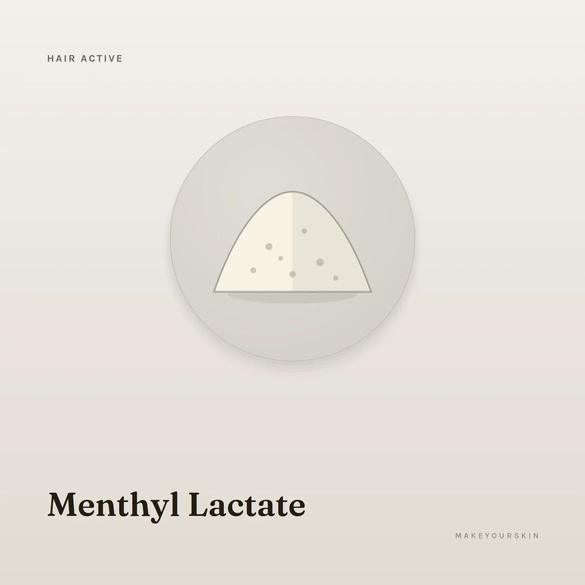 Menthyl Lactate — powder, Global — MakeYourSkin