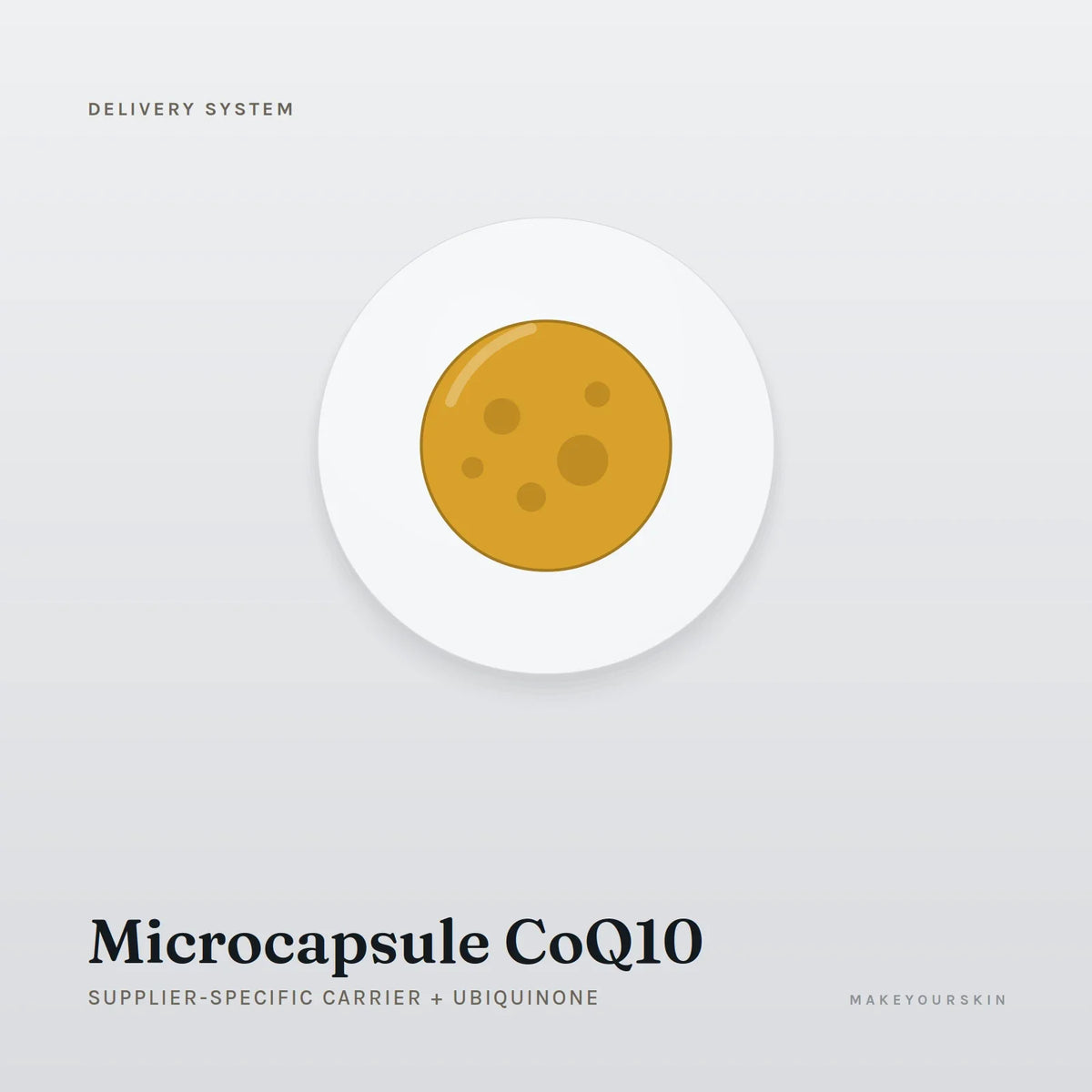 Microcapsule CoQ10 (Supplier-specific carrier + Ubiquinone) — dispersion, Global — MakeYourSkin