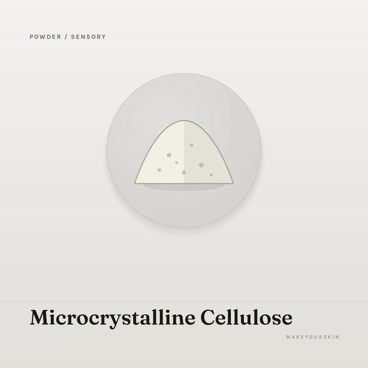 Microcrystalline Cellulose — powder, Global — MakeYourSkin