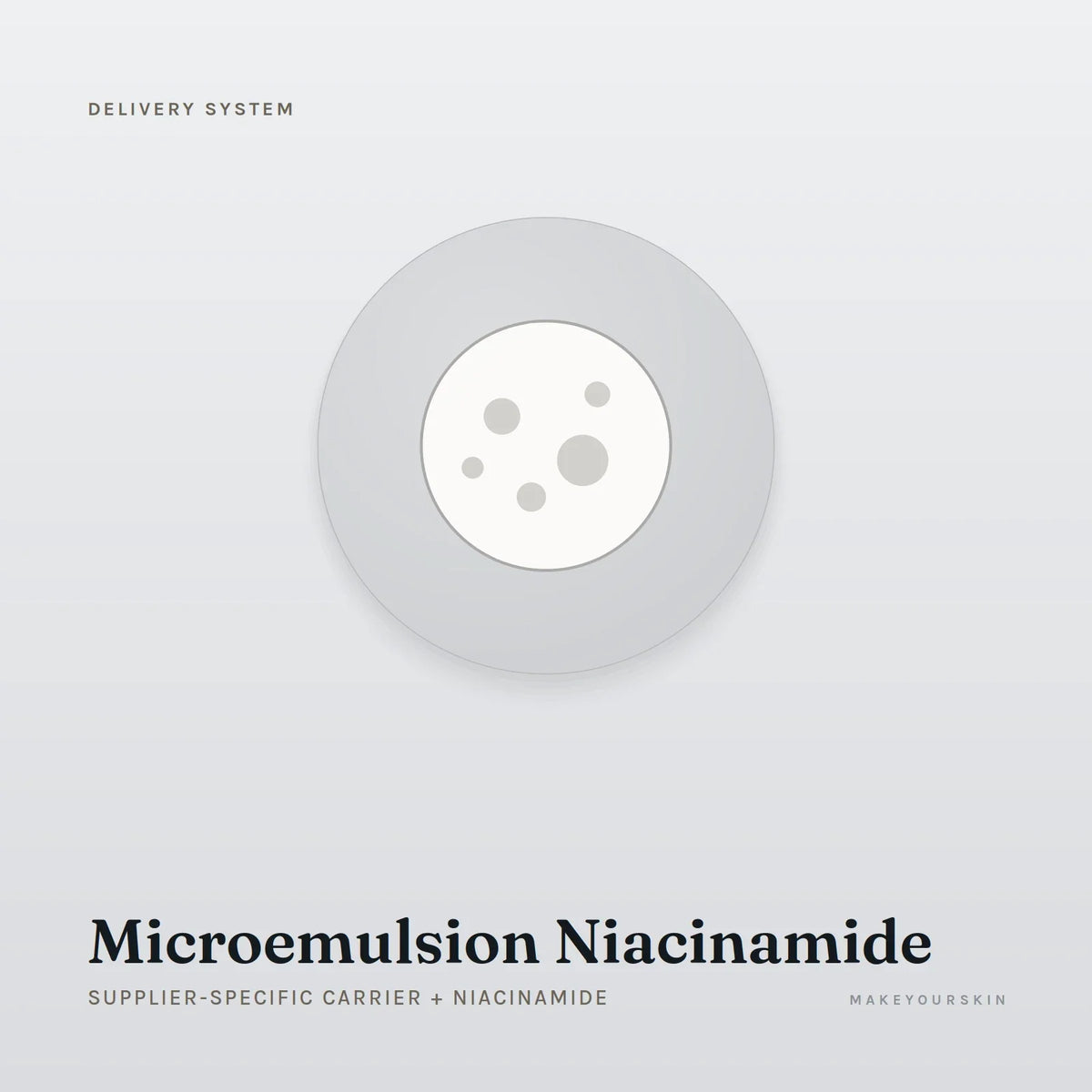 Microemulsion Niacinamide (Supplier-specific carrier + Niacinamide) — dispersion, Global — MakeYourSkin