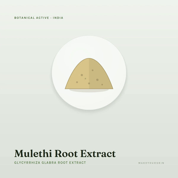 Mulethi Root Extract (Glycyrrhiza Glabra Root Extract) — powder, India · Ayurveda — MakeYourSkin