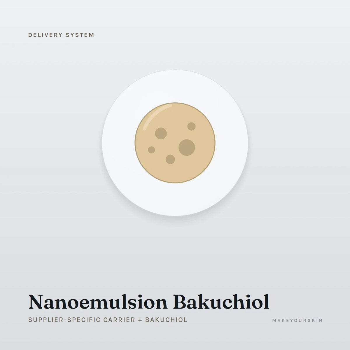 Nanoemulsion Bakuchiol (Supplier-specific carrier + Bakuchiol) — dispersion, Global — MakeYourSkin