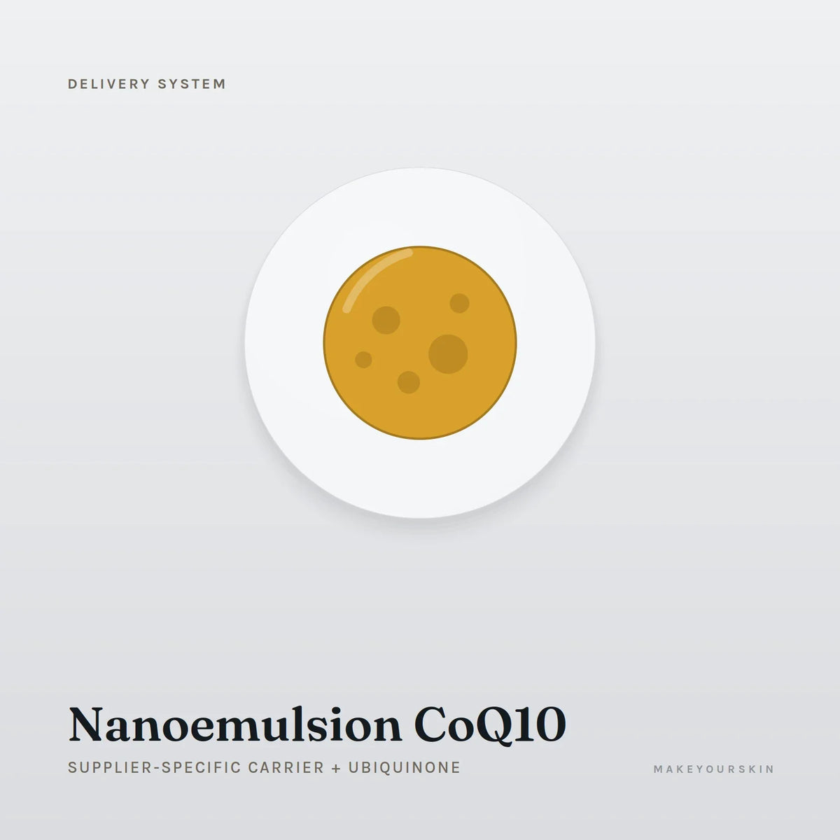 Nanoemulsion CoQ10 (Supplier-specific carrier + Ubiquinone) — dispersion, Global — MakeYourSkin