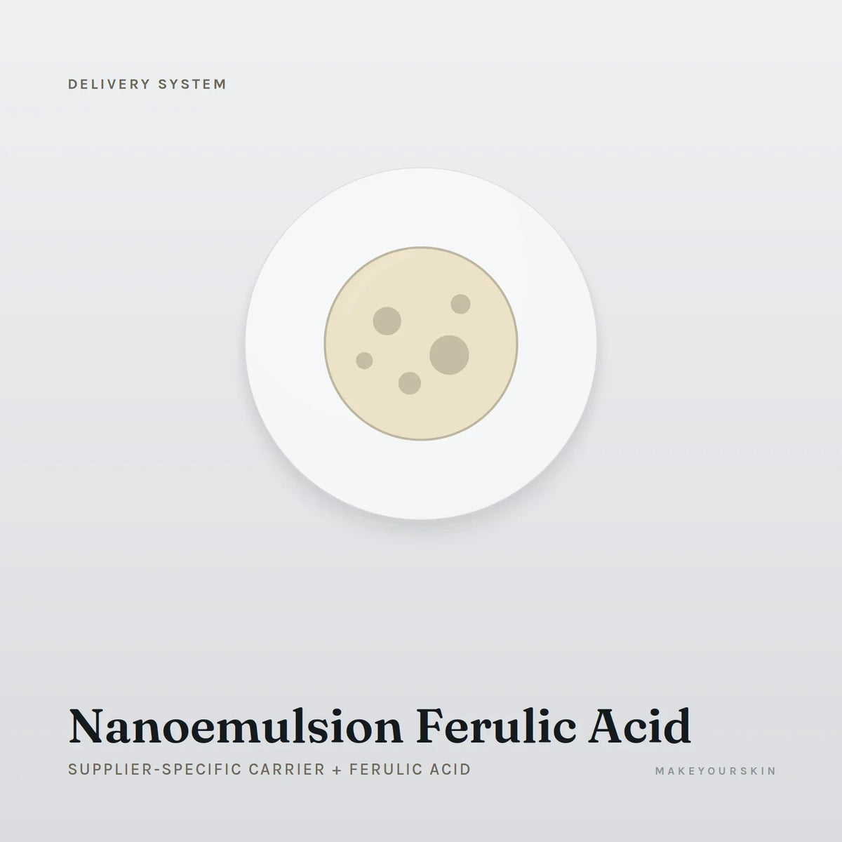Nanoemulsion Ferulic Acid (Supplier-specific carrier + Ferulic Acid) — dispersion, Global — MakeYourSkin
