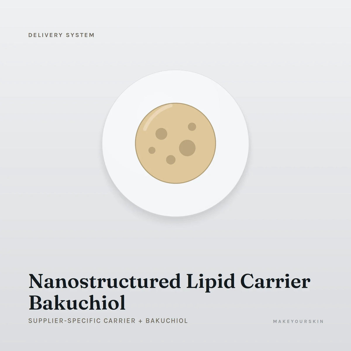 Nanostructured Lipid Carrier Bakuchiol (Supplier-specific carrier + Bakuchiol) — dispersion, Global — MakeYourSkin