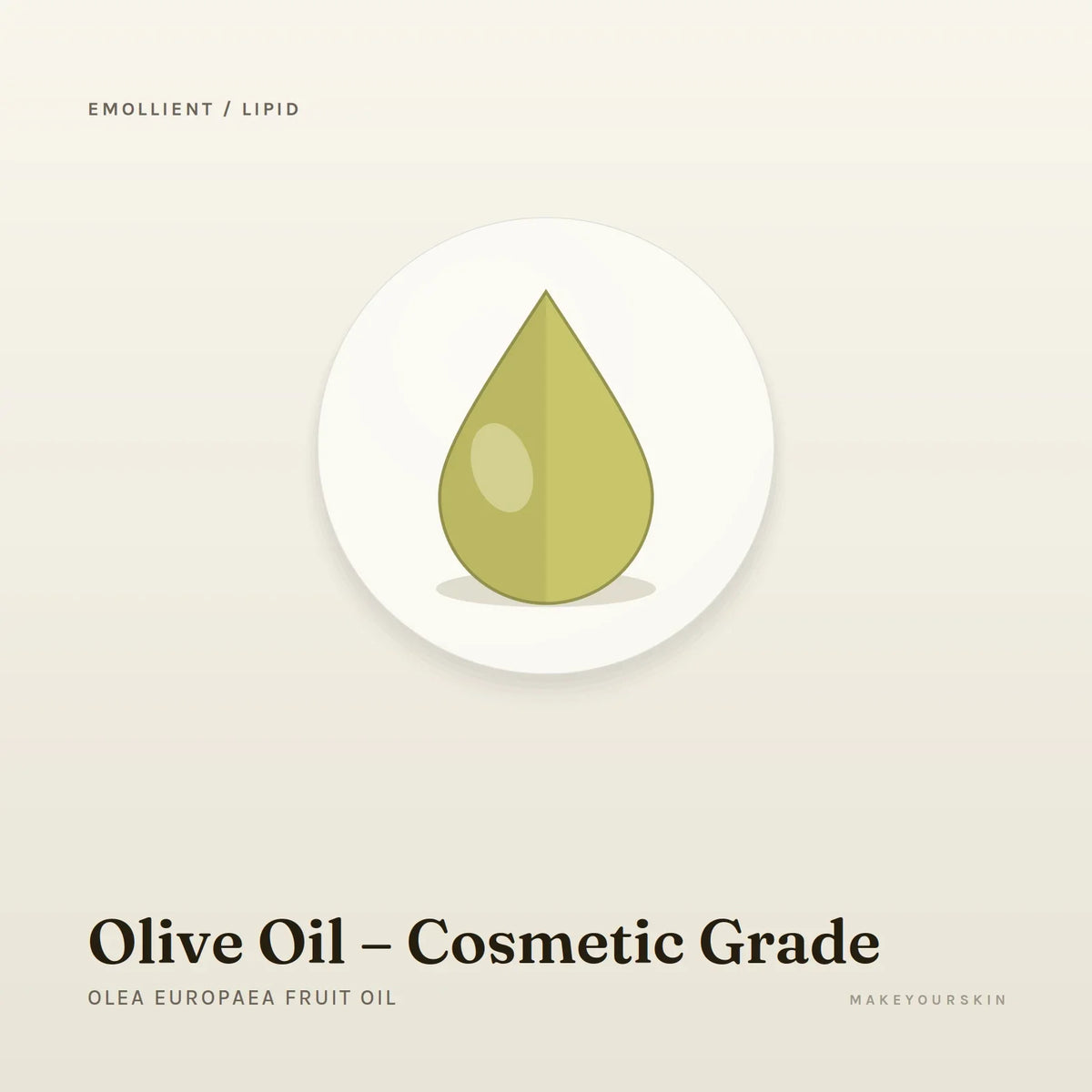 Olive Oil – Cosmetic Grade (Olea Europaea Fruit Oil) — oil, Global — MakeYourSkin
