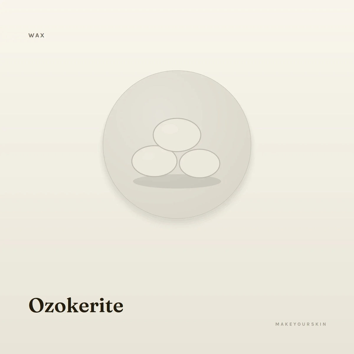 Ozokerite — wax / solid, Global — MakeYourSkin