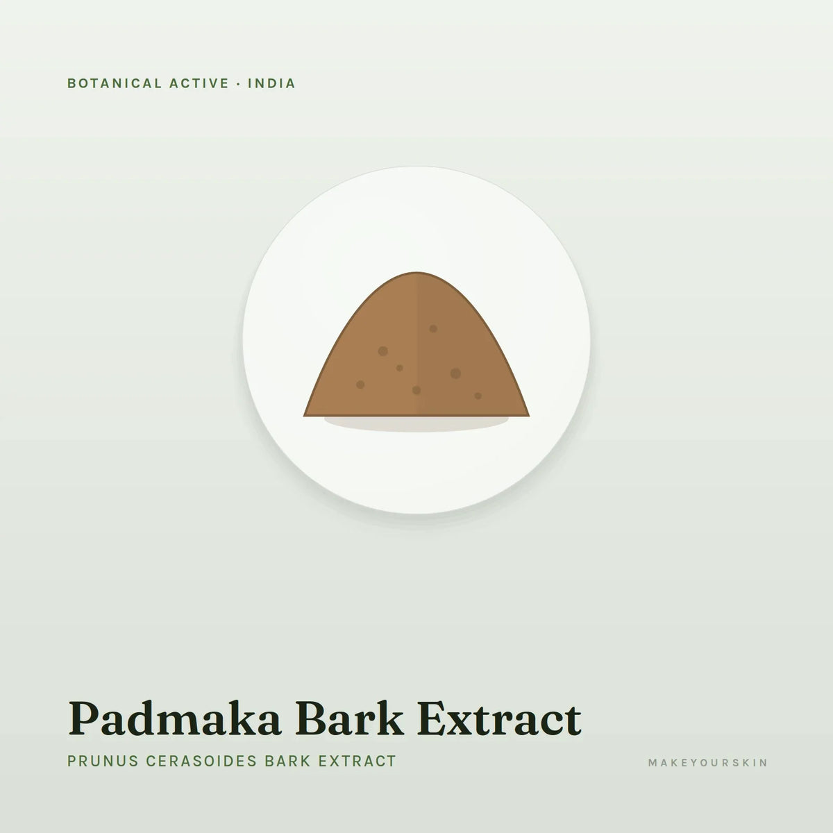 Padmaka Bark Extract (Prunus Cerasoides Bark Extract) — powder, India · Ayurveda — MakeYourSkin
