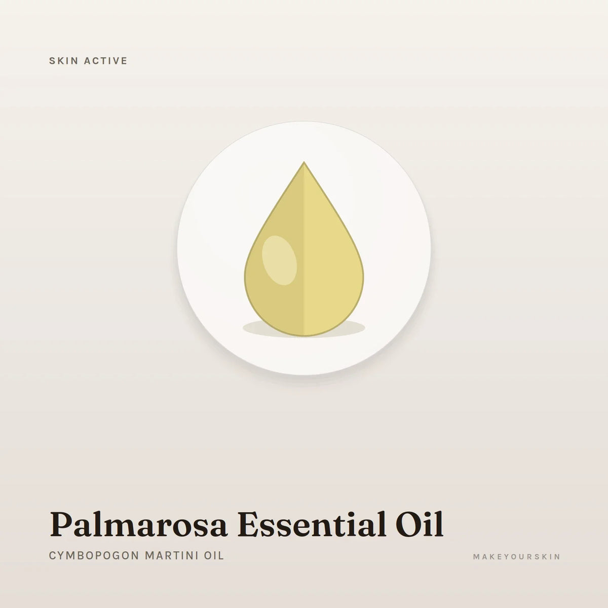 Palmarosa Essential Oil (Cymbopogon Martini Oil) — oil, Global — MakeYourSkin