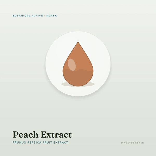Peach Extract (Prunus Persica Fruit Extract) — liquid, Korea · K-Beauty — MakeYourSkin