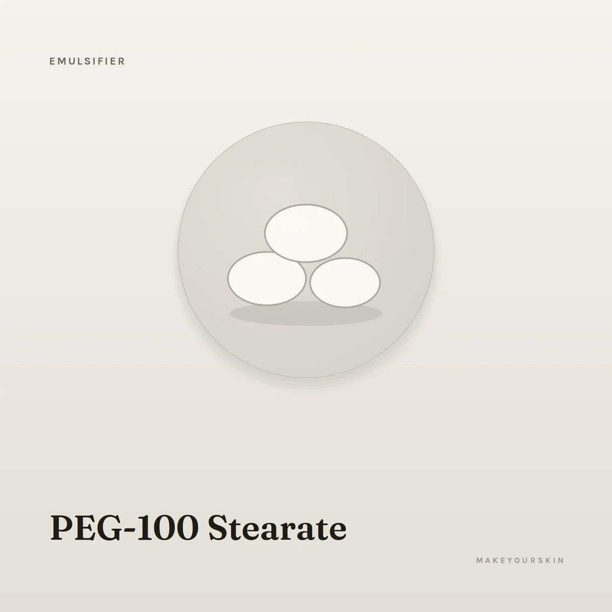 PEG-100 Stearate — wax / solid, Global — MakeYourSkin