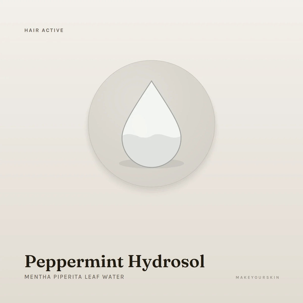 Peppermint Hydrosol (Mentha Piperita Leaf Water) — liquid, Global — MakeYourSkin