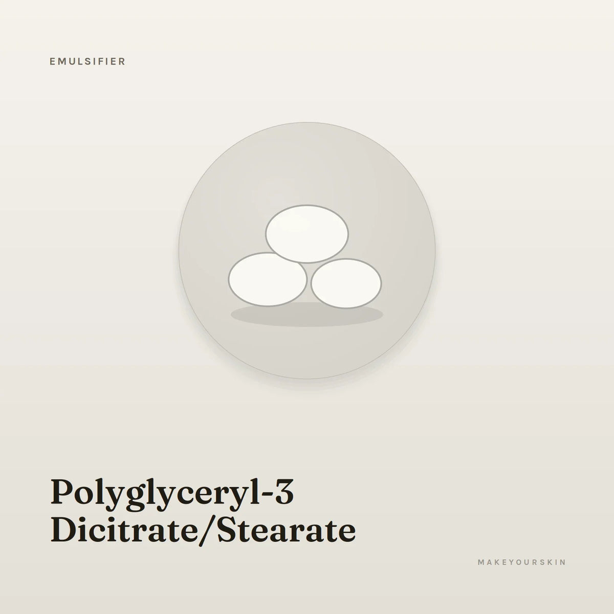 Polyglyceryl-3 Dicitrate/Stearate — wax / solid, Global — MakeYourSkin