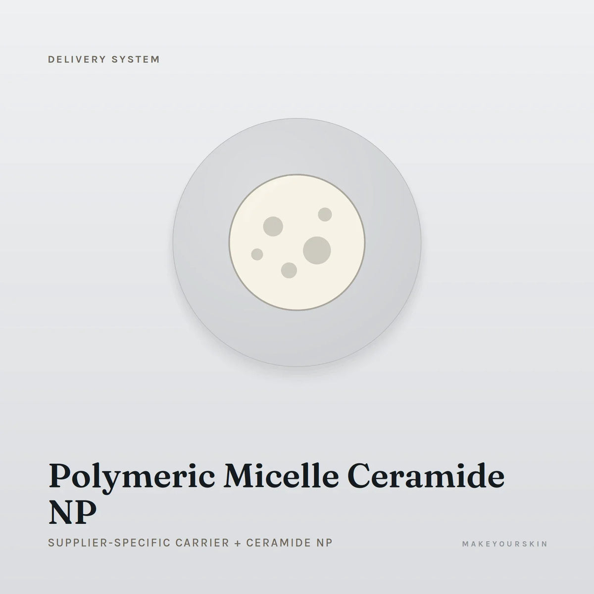 Polymeric Micelle Ceramide NP (Supplier-specific carrier + Ceramide NP) — dispersion, Global — MakeYourSkin