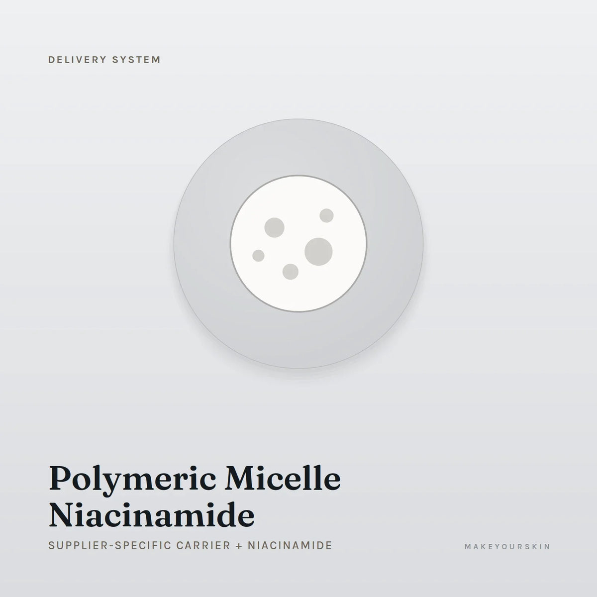 Polymeric Micelle Niacinamide (Supplier-specific carrier + Niacinamide) — dispersion, Global — MakeYourSkin