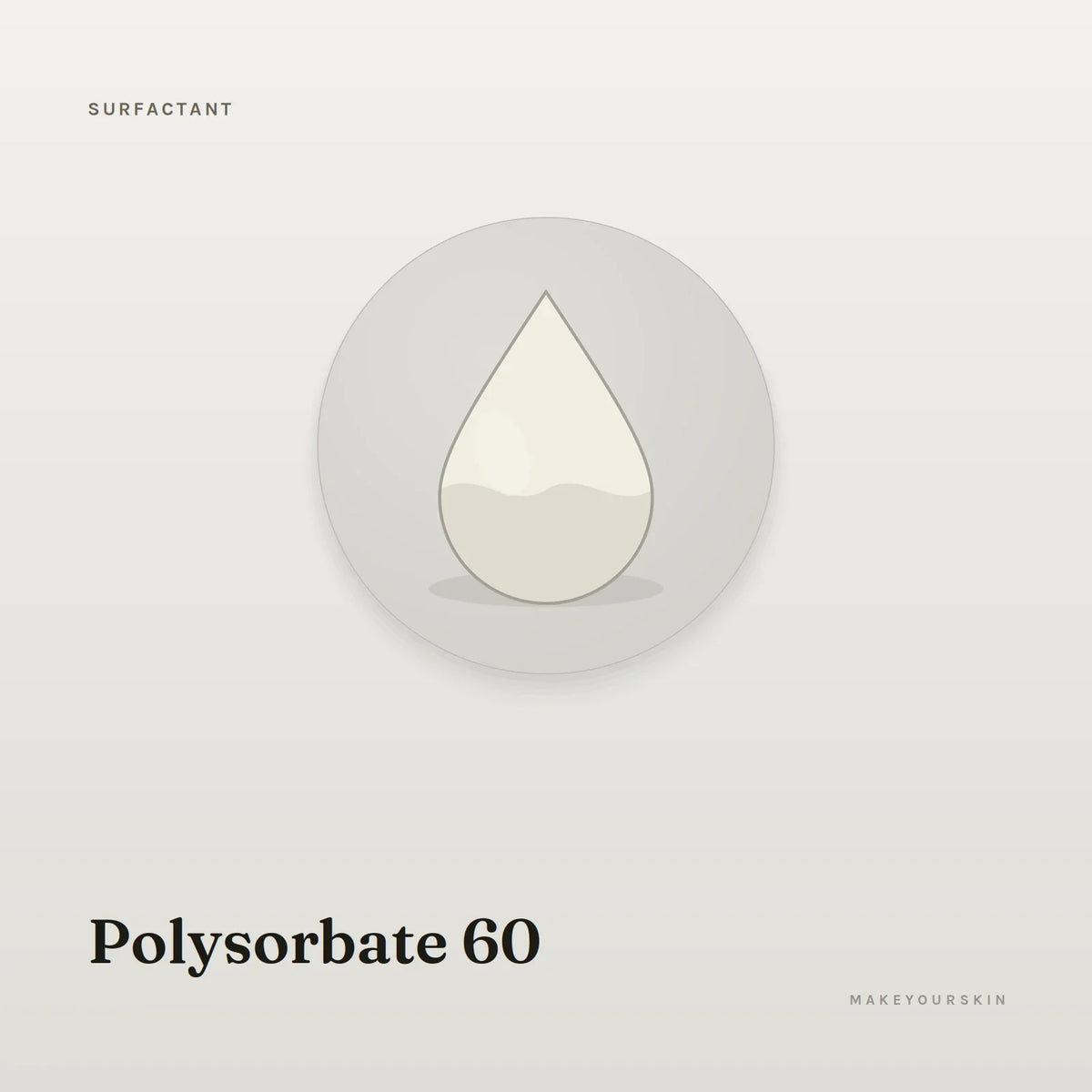 Polysorbate 60 — liquid, Global — MakeYourSkin