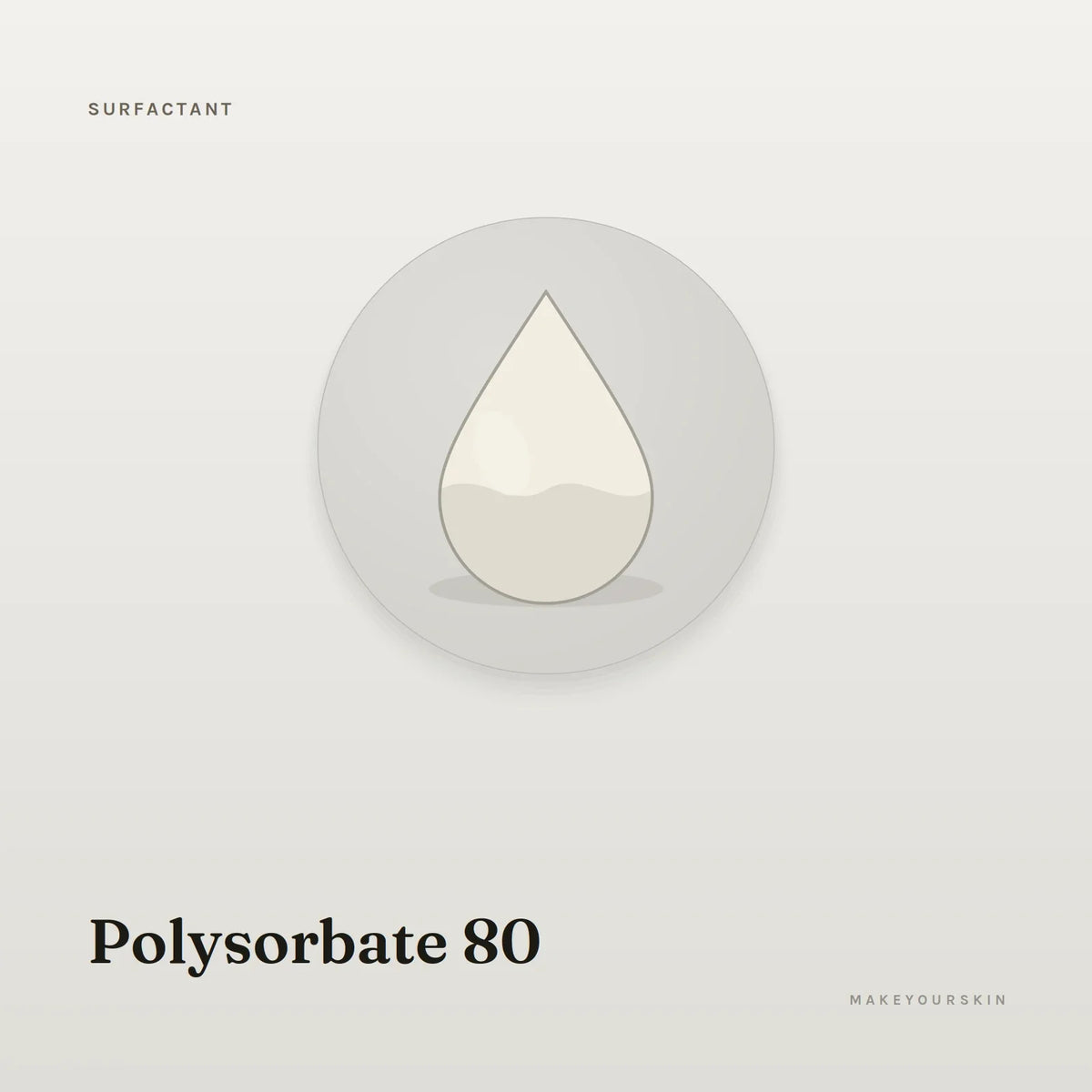 Polysorbate 80 — liquid, Global — MakeYourSkin