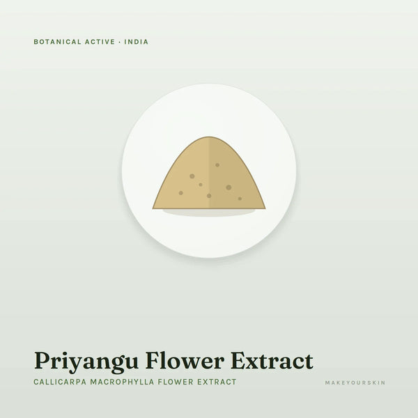 Priyangu Flower Extract (Callicarpa Macrophylla Flower Extract) — powder, India · Ayurveda — MakeYourSkin