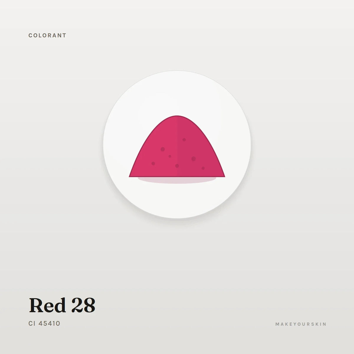 Red 28 (CI 45410) — powder, Global — MakeYourSkin
