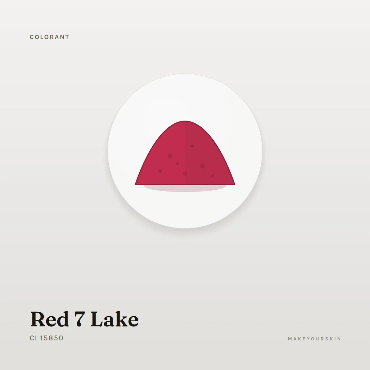 Red 7 Lake (CI 15850) — powder, Global — MakeYourSkin