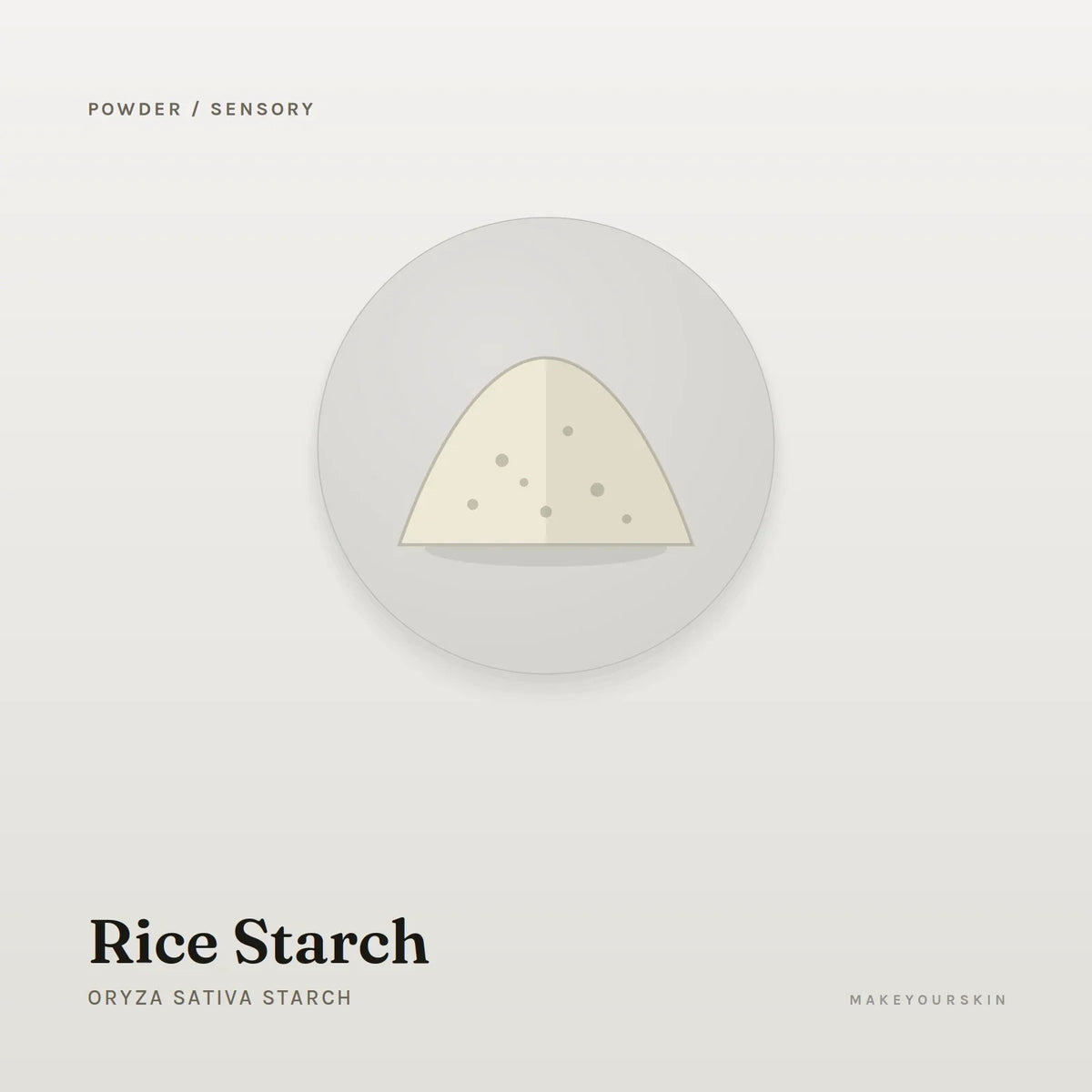 Rice Starch (Oryza Sativa Starch) — powder, Global — MakeYourSkin