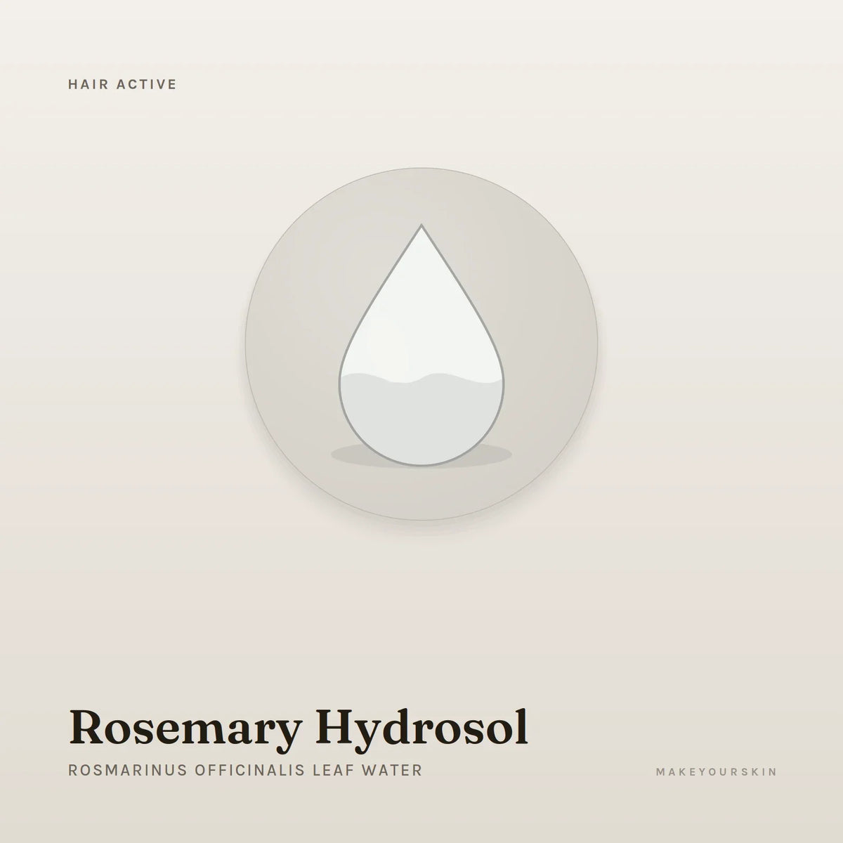 Rosemary Hydrosol (Rosmarinus Officinalis Leaf Water) — liquid, Global — MakeYourSkin