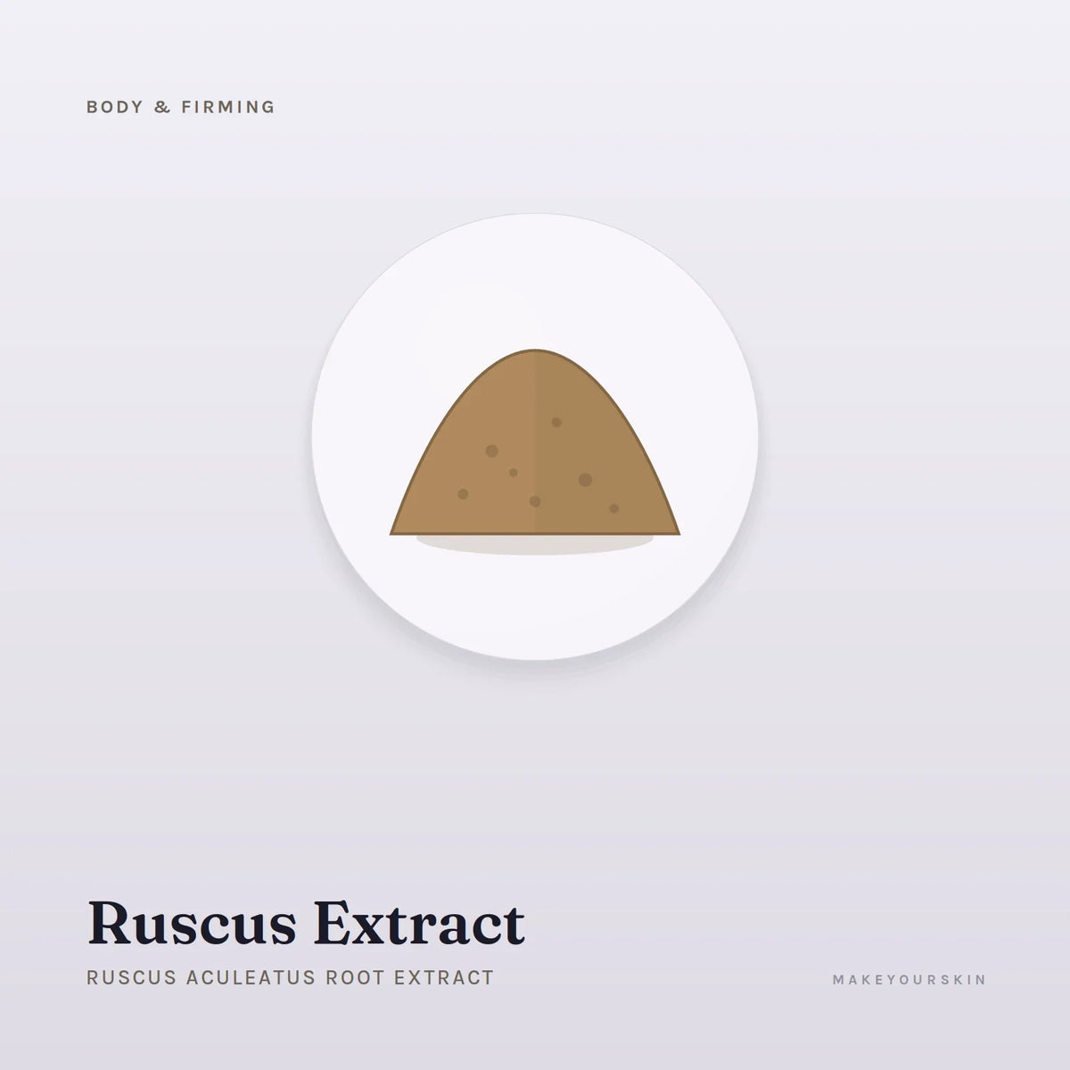 Ruscus Extract (Ruscus Aculeatus Root Extract) — powder, Global — MakeYourSkin