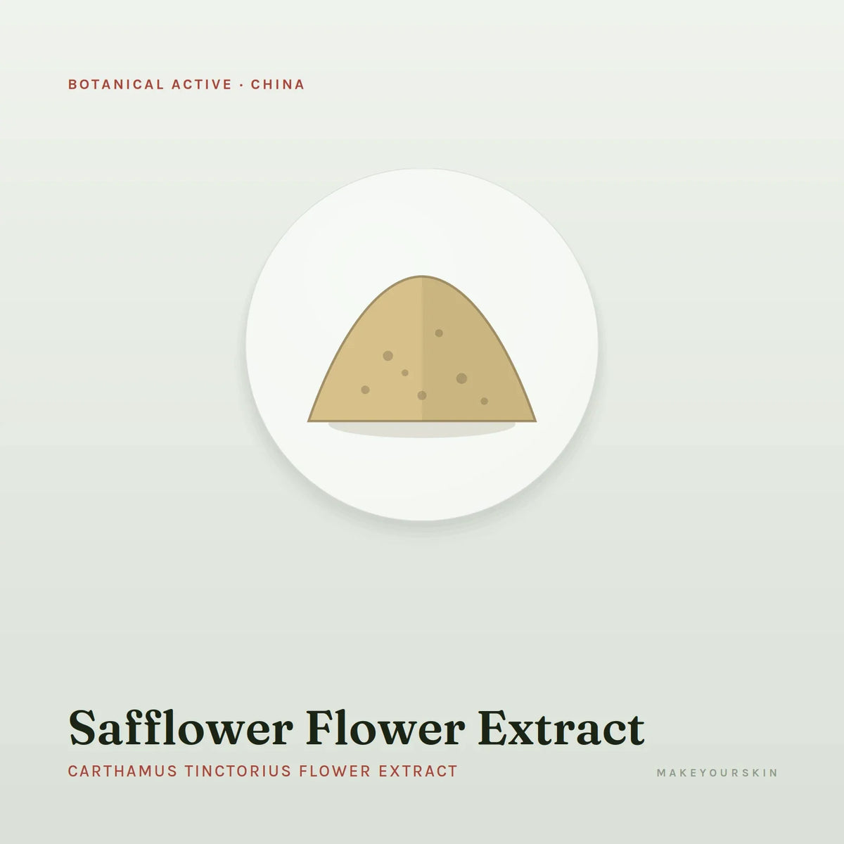 Safflower Flower Extract (Carthamus Tinctorius Flower Extract) — powder, China · TCM — MakeYourSkin