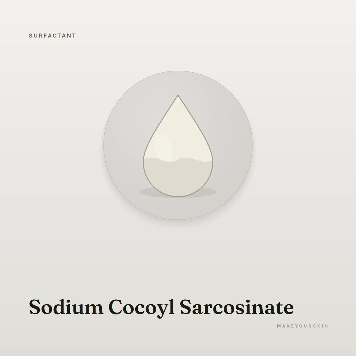 Sodium Cocoyl Sarcosinate — liquid, Global — MakeYourSkin