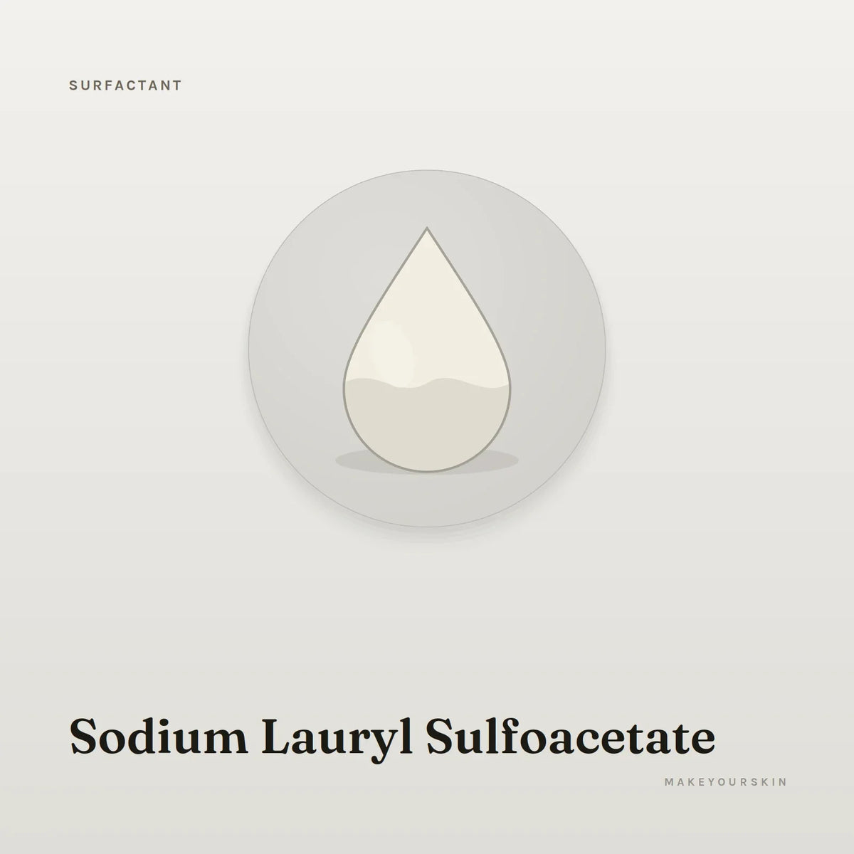 Sodium Lauryl Sulfoacetate — liquid, Global — MakeYourSkin