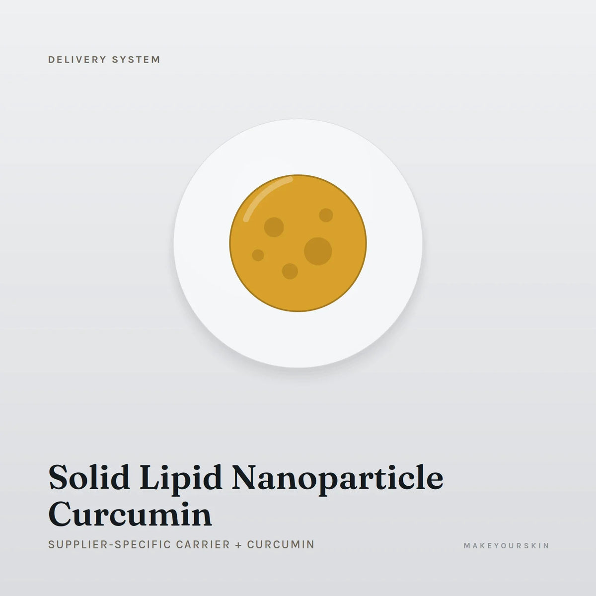 Solid Lipid Nanoparticle Curcumin (Supplier-specific carrier + Curcumin) — dispersion, Global — MakeYourSkin