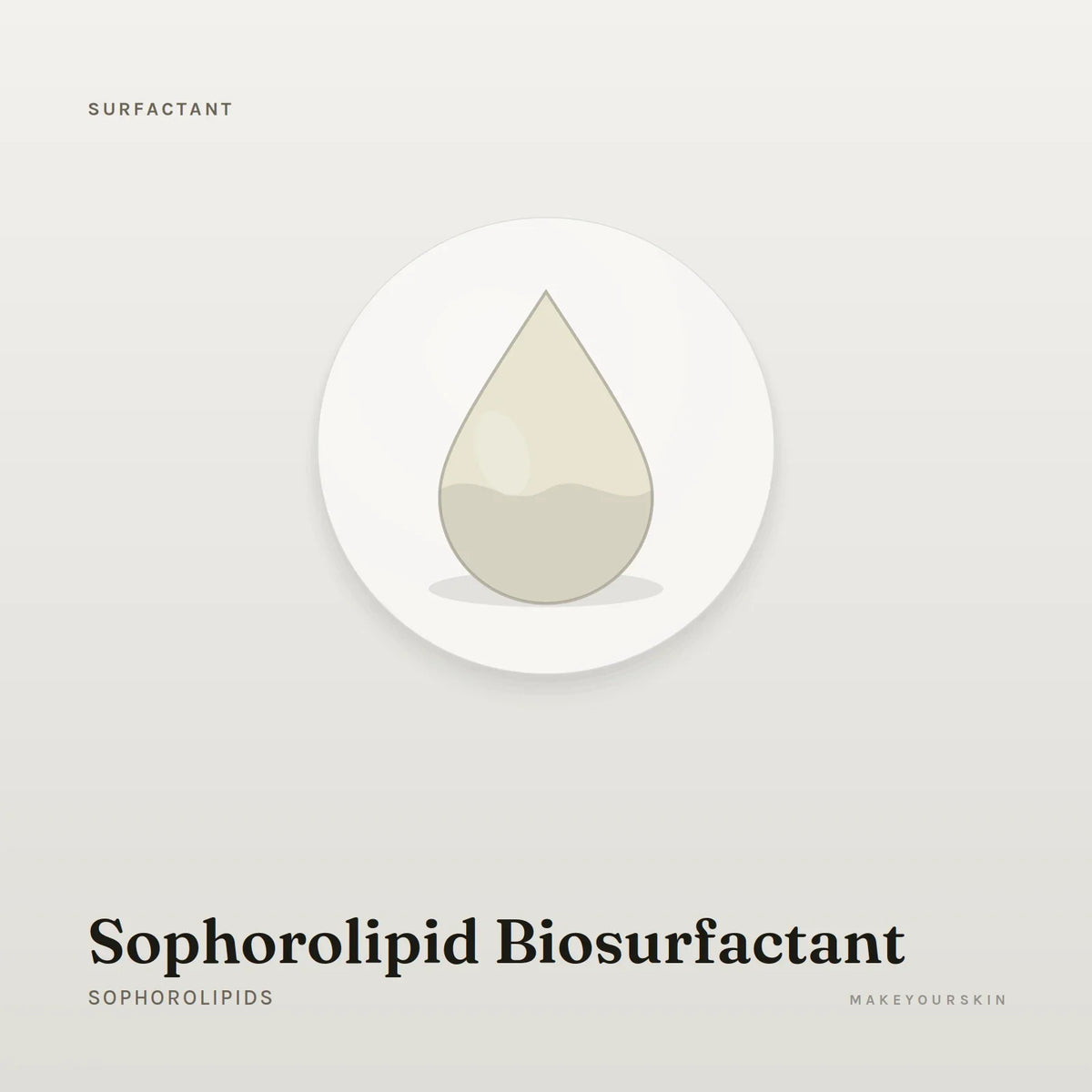 Sophorolipid Biosurfactant (Sophorolipids) — liquid, Global — MakeYourSkin