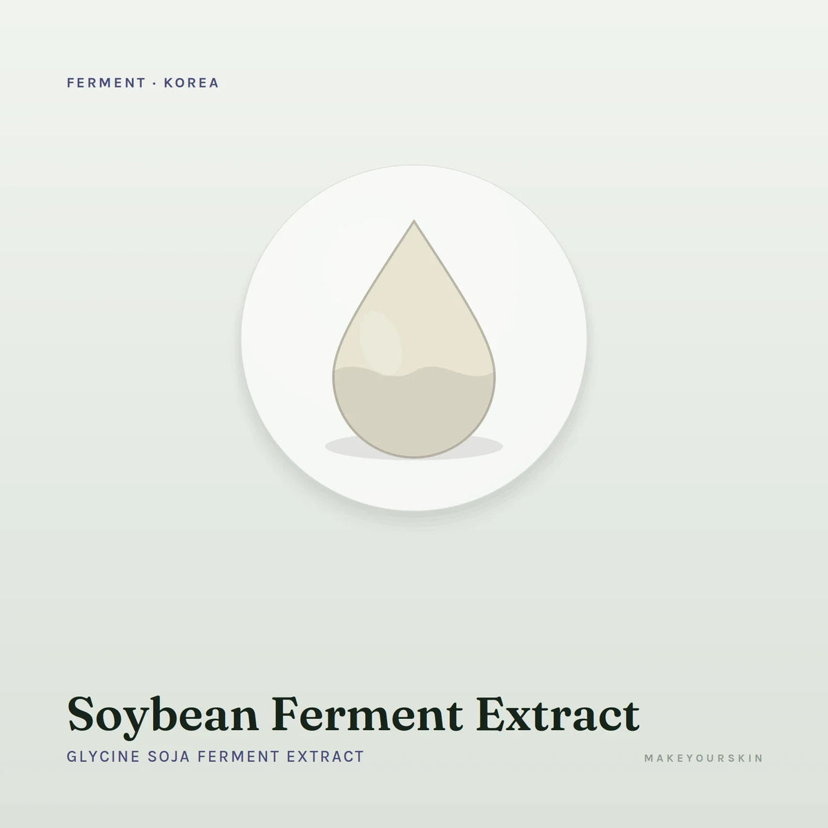 Soybean Ferment Extract (Glycine Soja Ferment Extract) — liquid, Korea · Japan — MakeYourSkin
