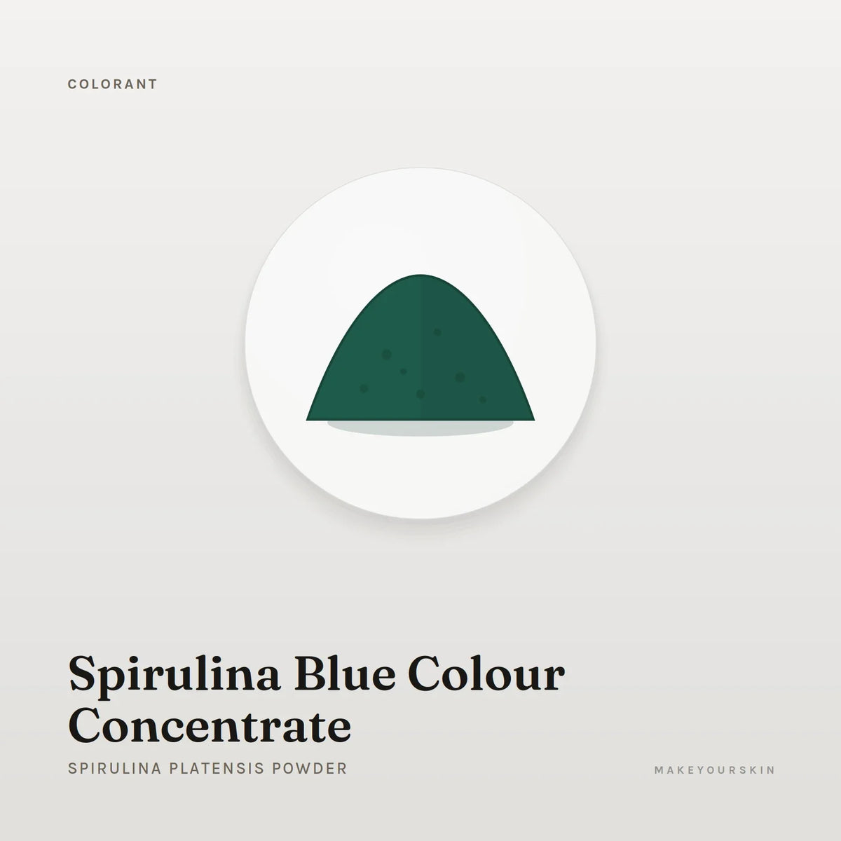 Spirulina Blue Colour Concentrate (Spirulina Platensis Powder) — powder, Global — MakeYourSkin