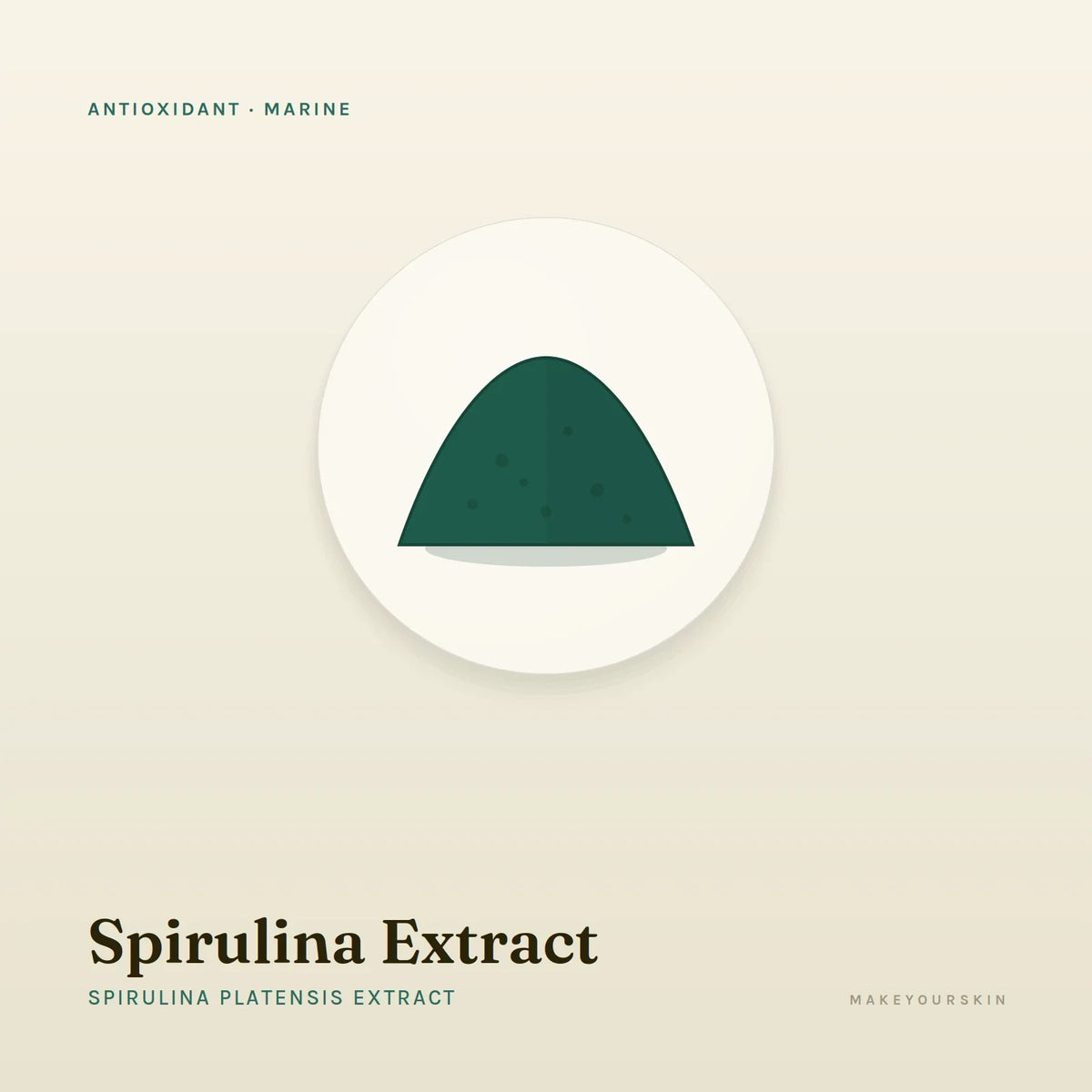 Spirulina Extract (Spirulina Platensis Extract) — powder, Marine · Algae — MakeYourSkin