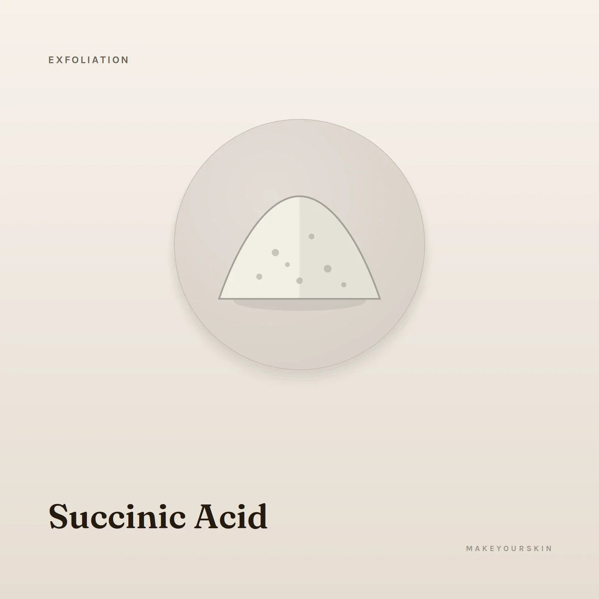 Succinic Acid — powder, Global — MakeYourSkin