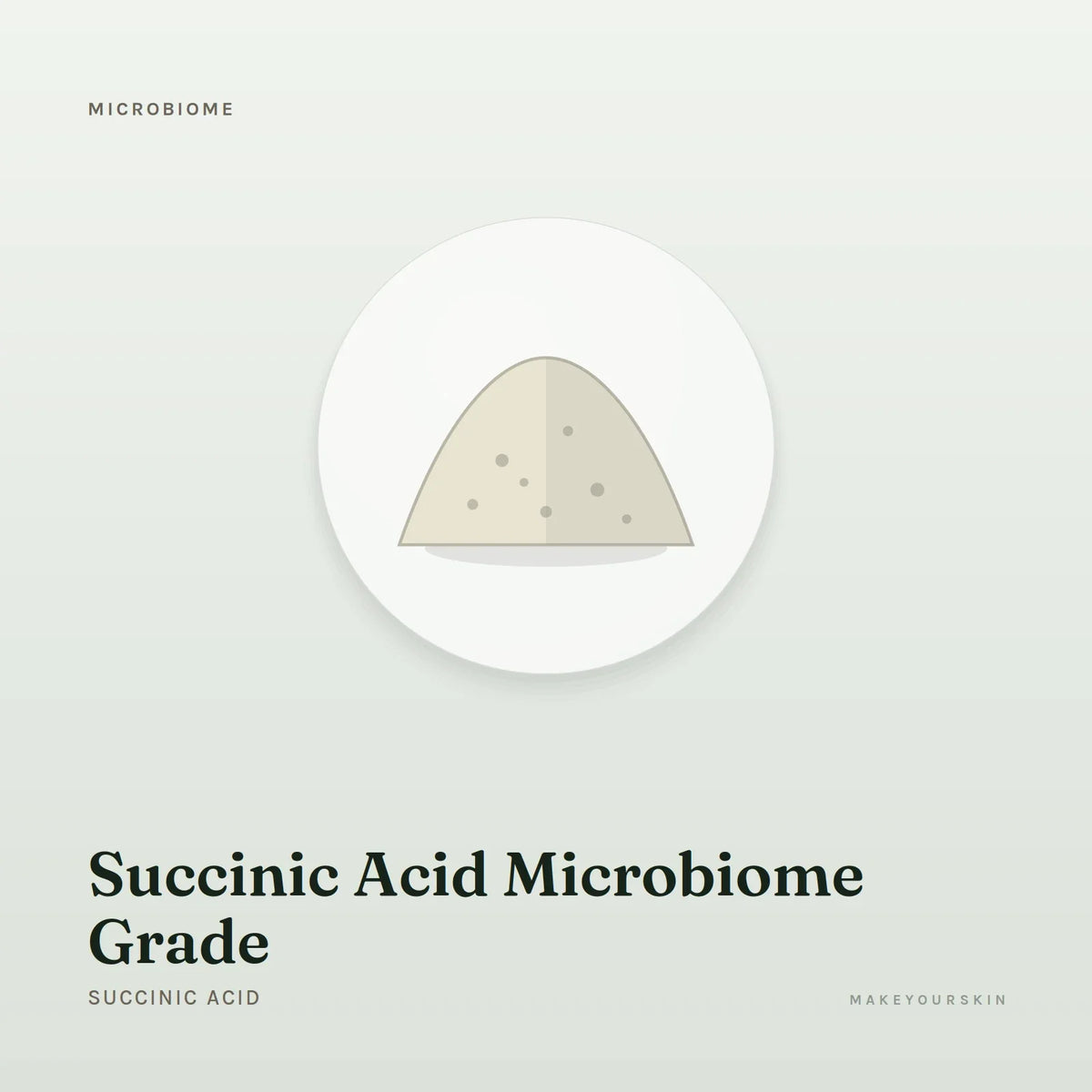 Succinic Acid Microbiome Grade (Succinic Acid) — powder, Global — MakeYourSkin