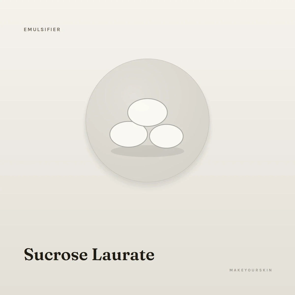 Sucrose Laurate — wax / solid, Global — MakeYourSkin