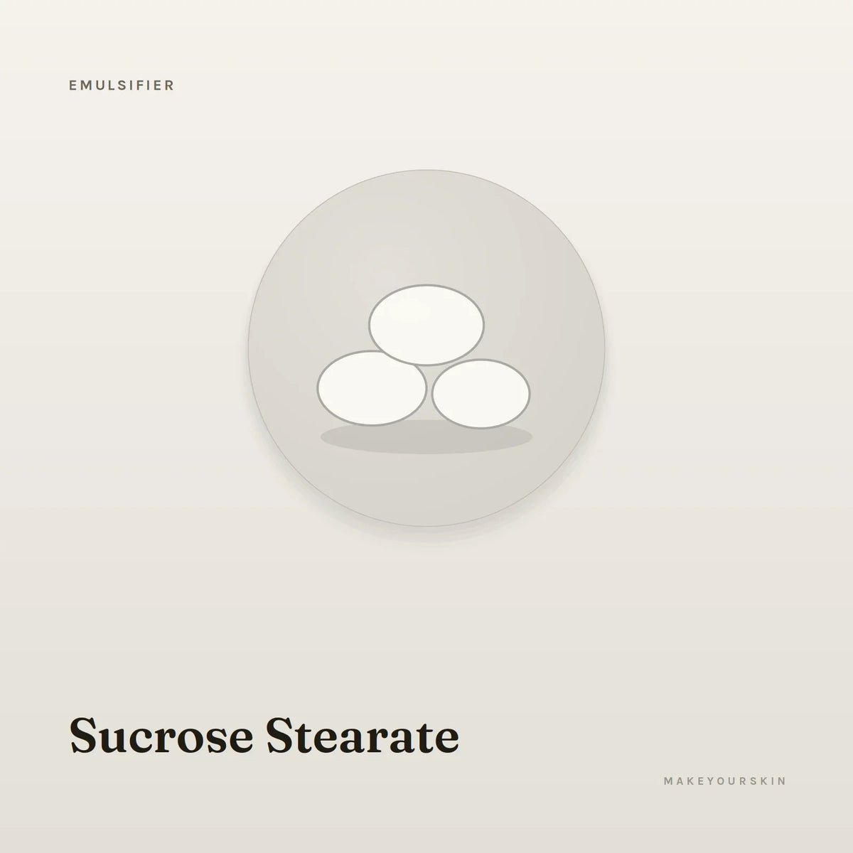Sucrose Stearate — wax / solid, Global — MakeYourSkin