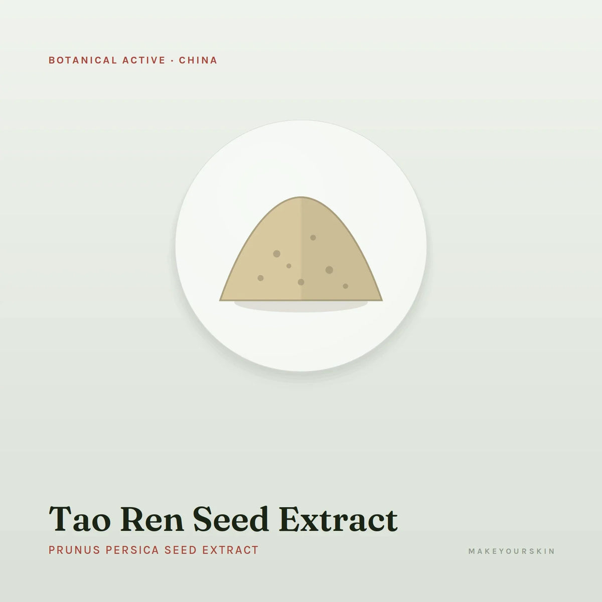 Tao Ren Seed Extract (Prunus Persica Seed Extract) — powder, China · TCM — MakeYourSkin