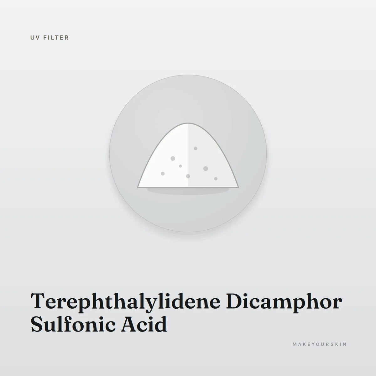 Terephthalylidene Dicamphor Sulfonic Acid — powder, Global — MakeYourSkin