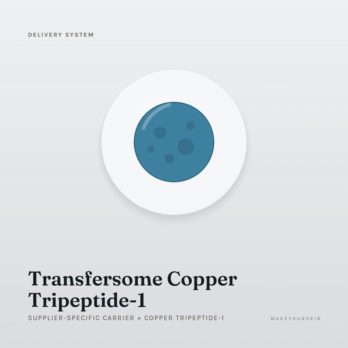 Transfersome Copper Tripeptide-1 (Supplier-specific carrier + Copper Tripeptide-1) — dispersion, Global — MakeYourSkin
