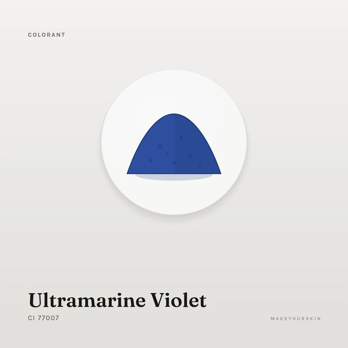 Ultramarine Violet (CI 77007) — powder, Global — MakeYourSkin