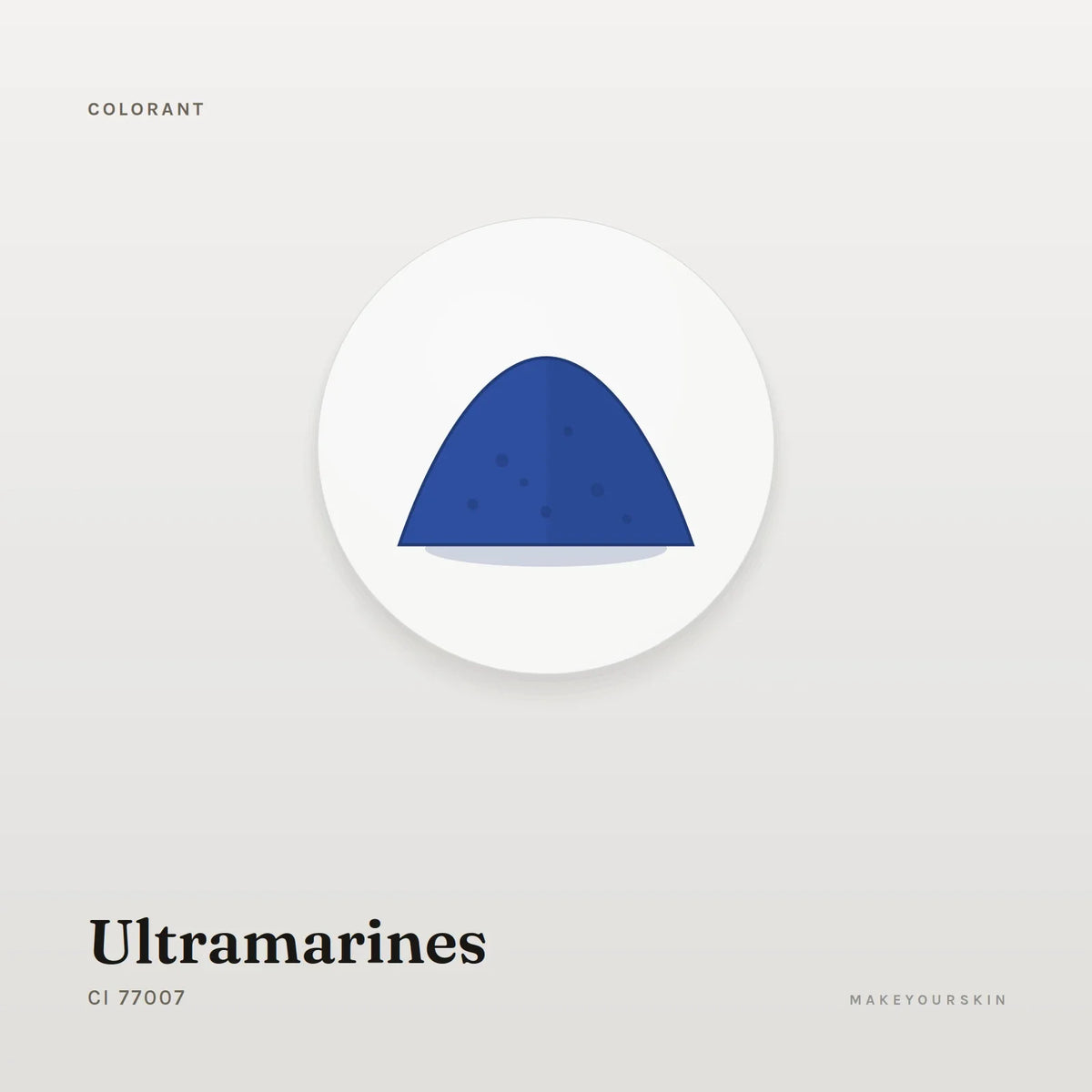 Ultramarines (CI 77007) — powder, Global — MakeYourSkin