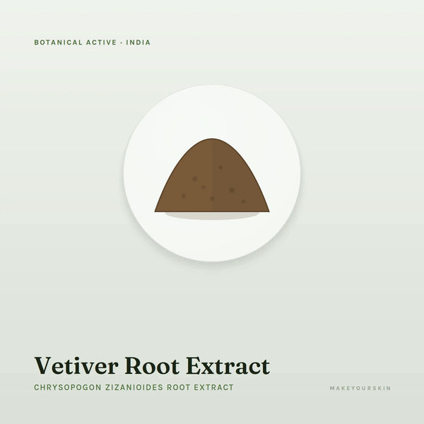 Vetiver Root Extract (Chrysopogon Zizanioides Root Extract) — powder, India · Ayurveda — MakeYourSkin