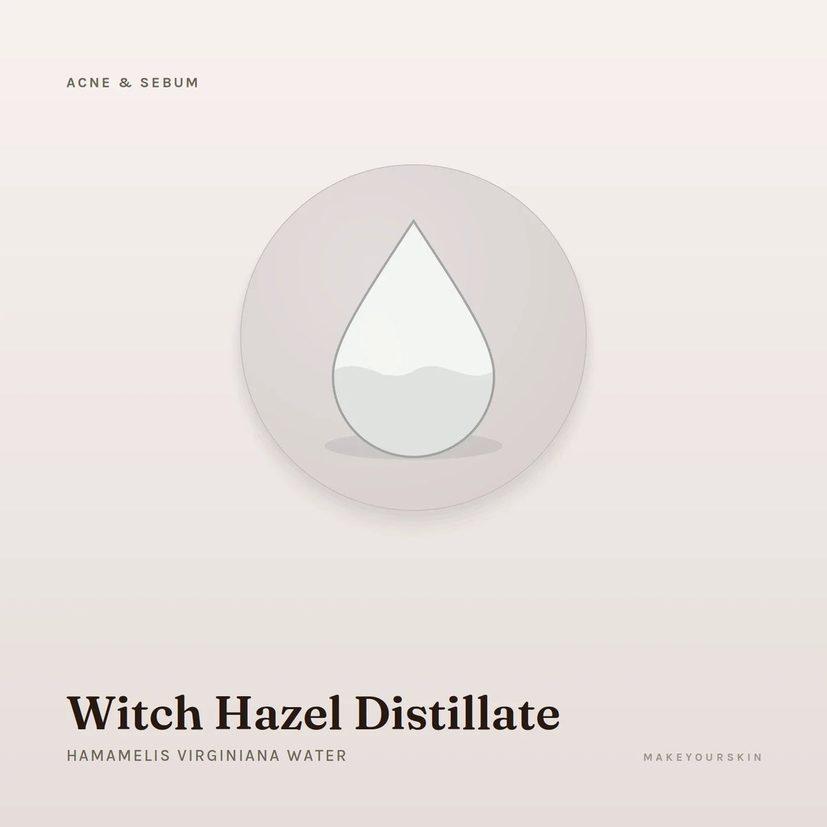 Witch Hazel Distillate (Hamamelis Virginiana Water) — liquid, Global — MakeYourSkin
