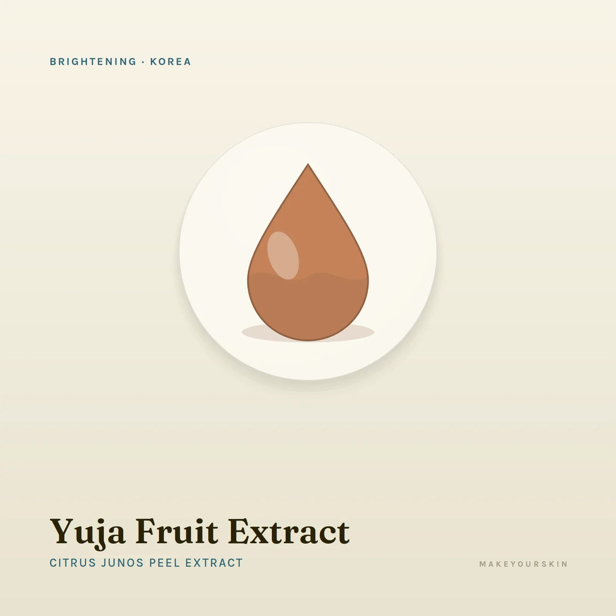 Yuja Fruit Extract (Citrus Junos Peel Extract) — liquid, Korea · K-Beauty — MakeYourSkin